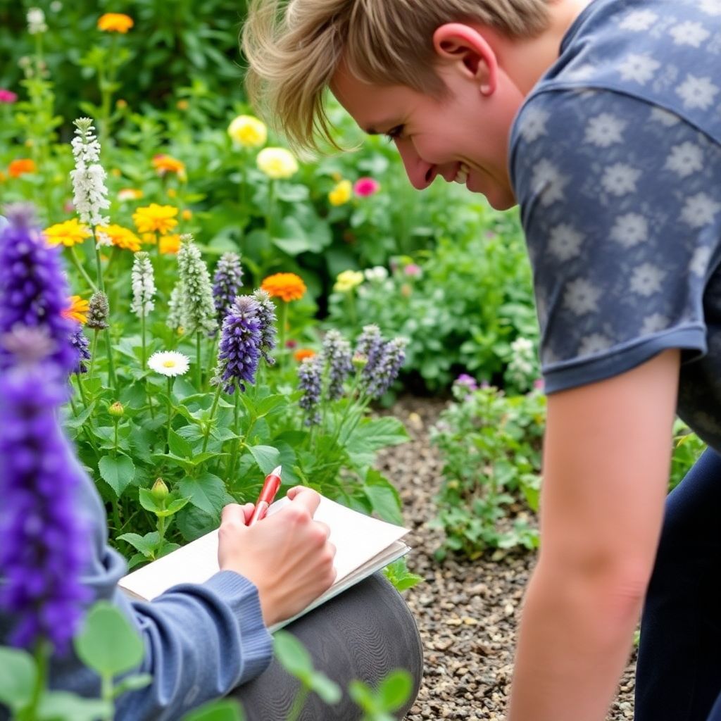 Keeping a pollinator journal
